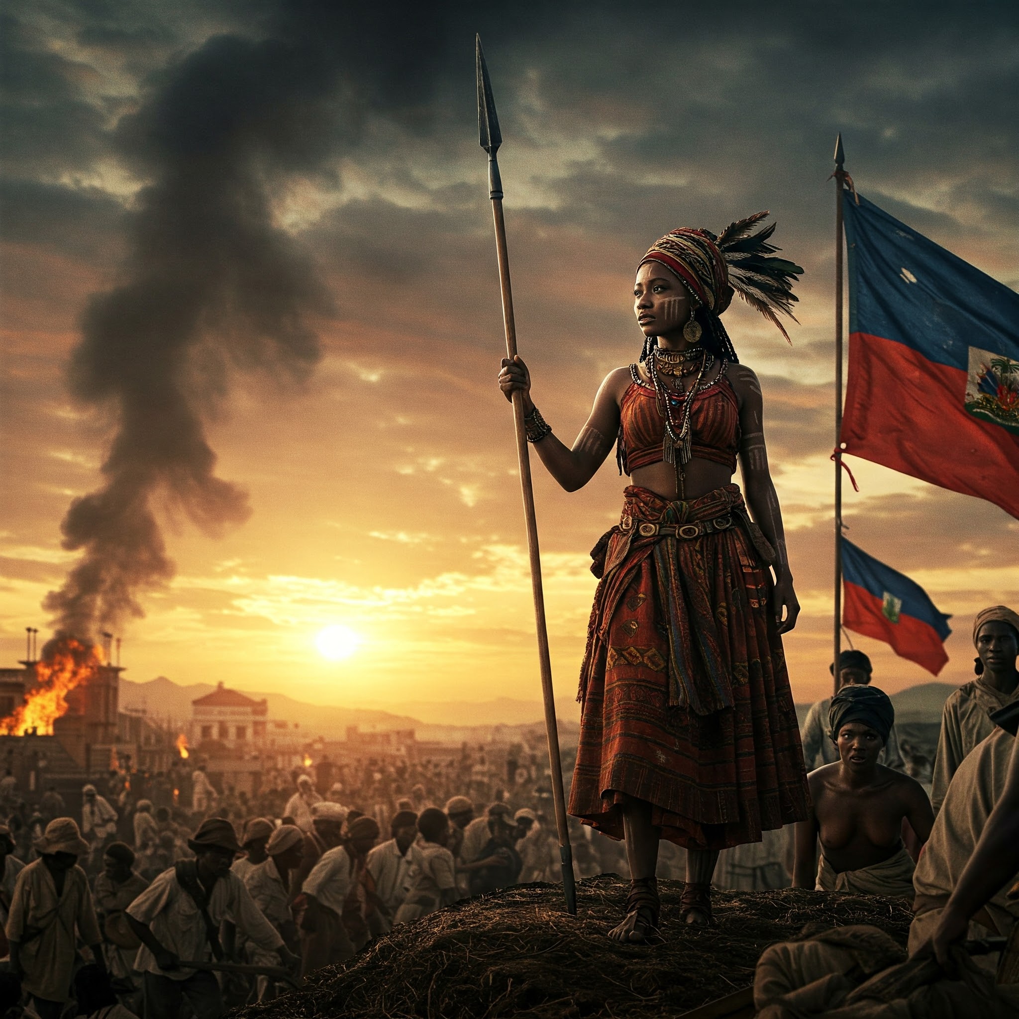 BLACK HISTORY SPOTLIGHT: VICTORIA MONTOU-THE DAHOMEY AFRICAN WARRIOR WHO BECAME A SLAVE, WHO BECAME A HAITIAN REVOLUTION COMMANDER,  WHO BECAME A DUCHESS OF HAITI