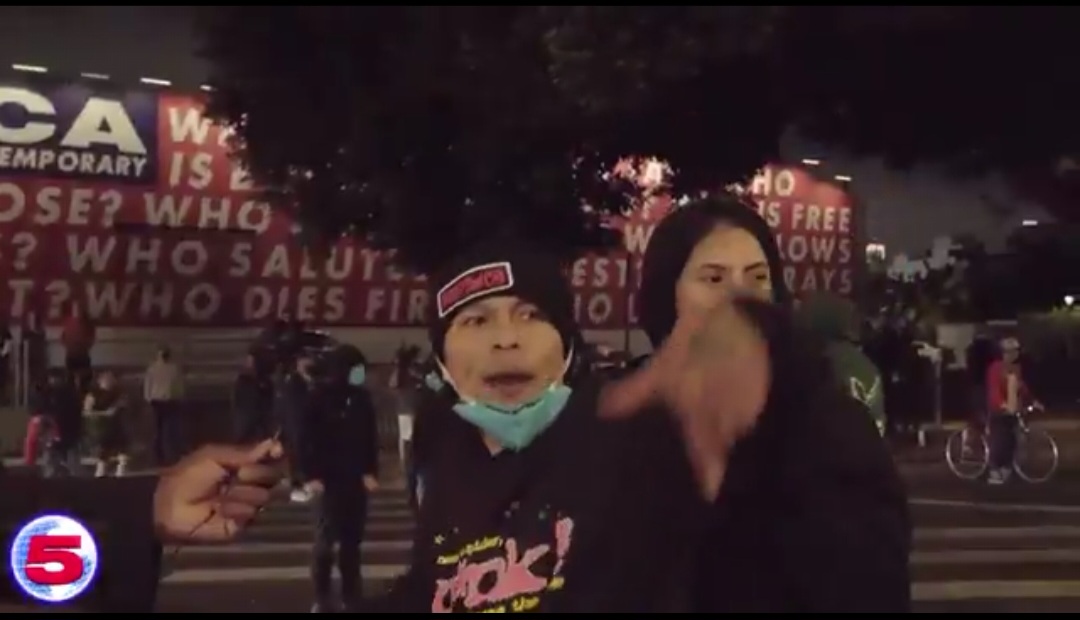 Racial Tensions Flare Amidst LA Immigration Protests As Latin Protesters Threaten Black Cop and Repeatedly Used Racial Slurs Towards Him