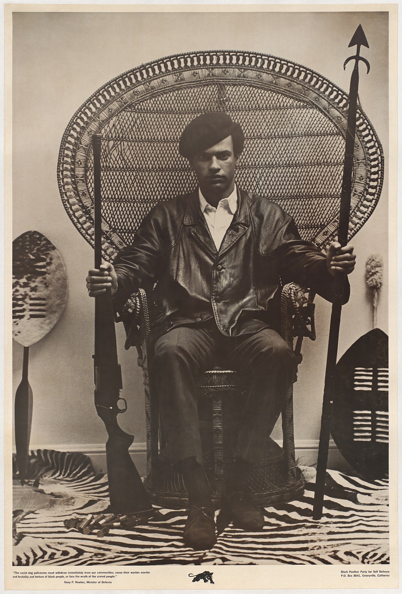 BLACK HISTORY SPOTLIGHT: BLACK PANTHER-HUEY P. NEWTON